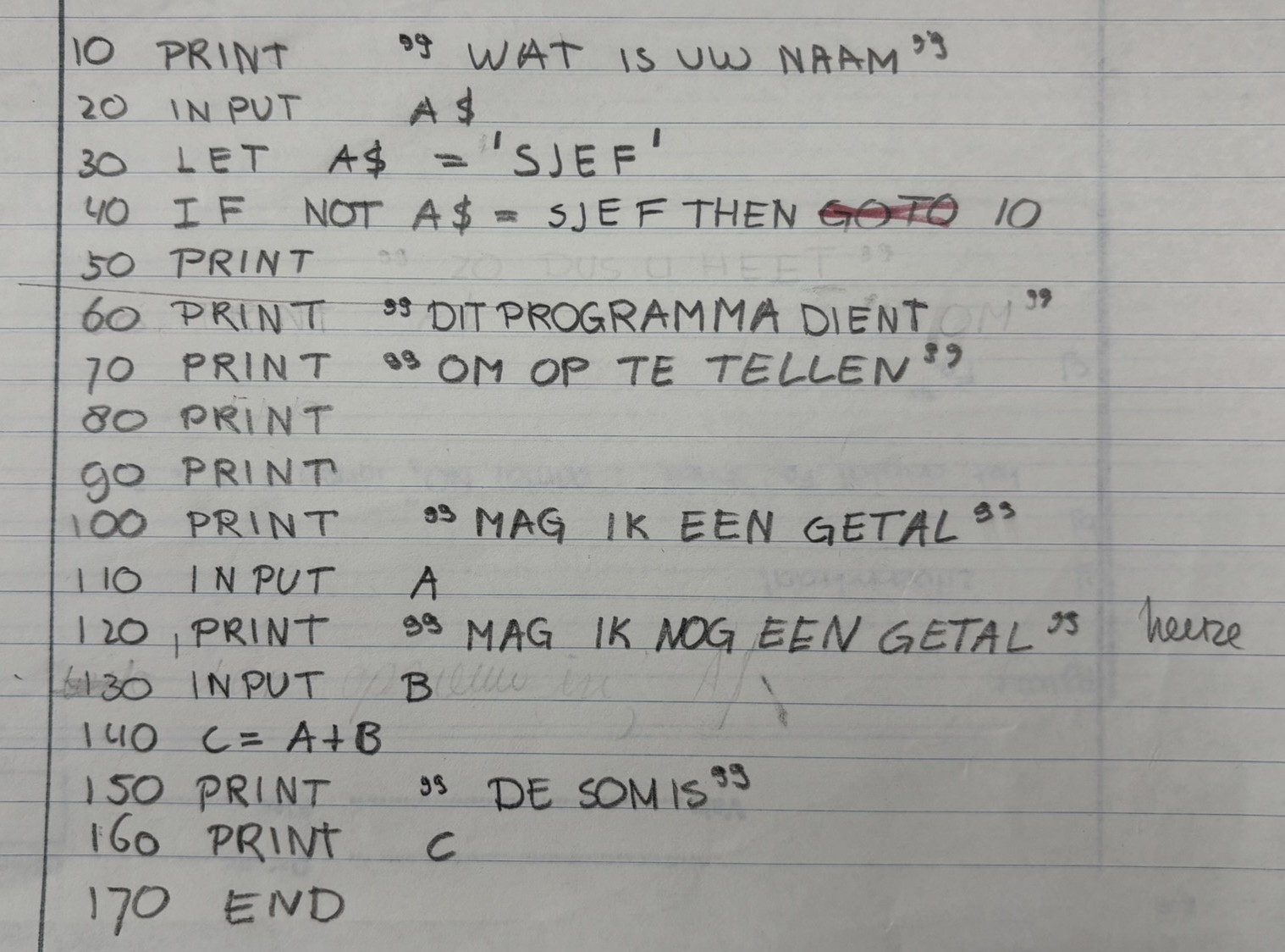 commodore basic my first program