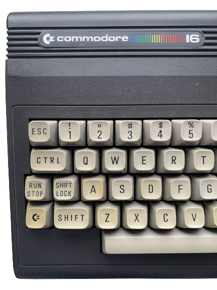 commodore c16 key detail