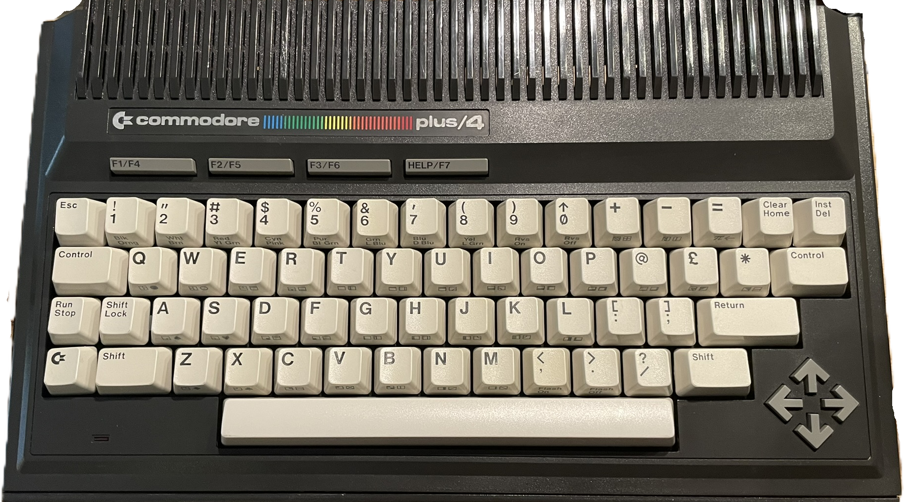 commodore plus 4 front