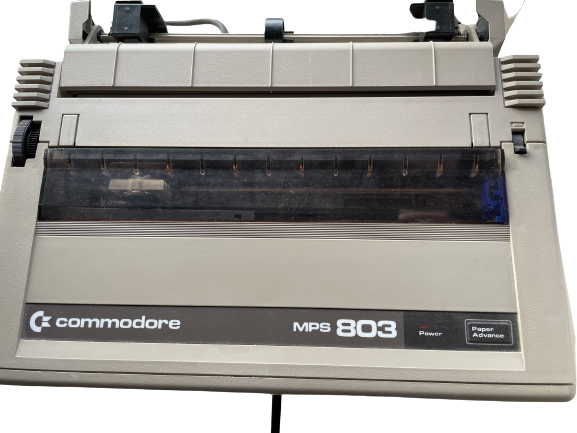 commodore mps 803 front c