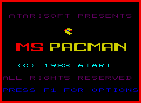 atarisoft mspackman start