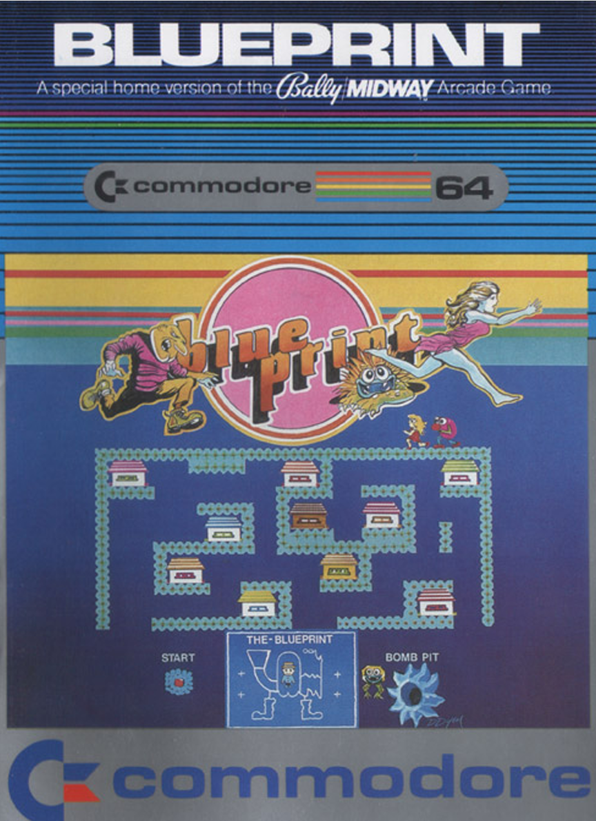 blueprint commodore 64 box front