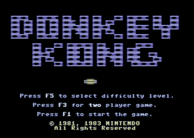 commodore 64 donkey kong