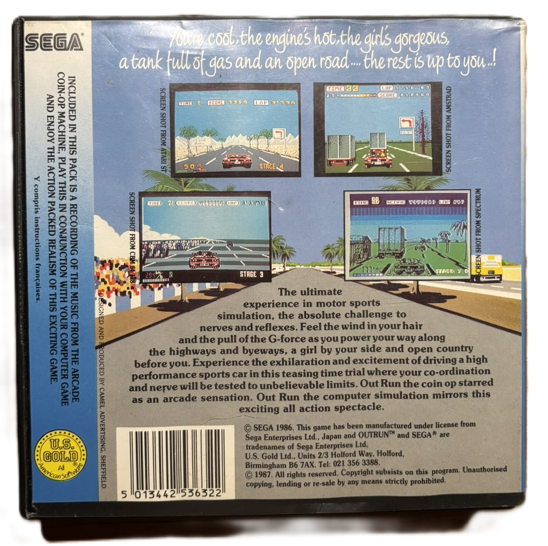 commodore 64 out run back