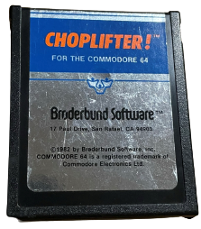 commodore choplifter cartridge