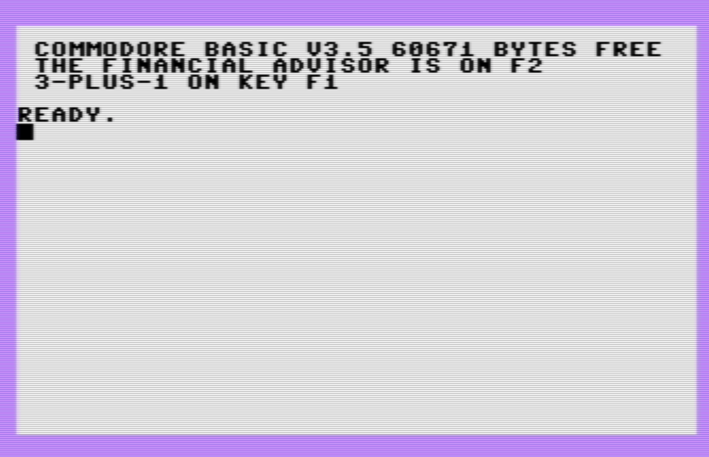 commodore plus4 financial advisor