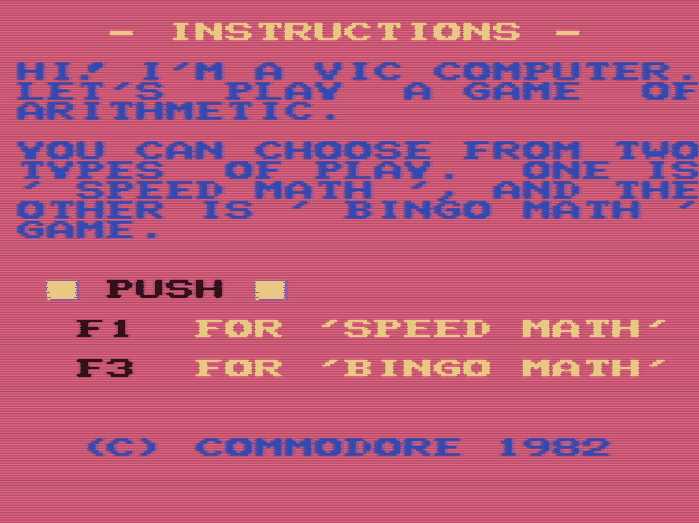 speed math vic 1933
