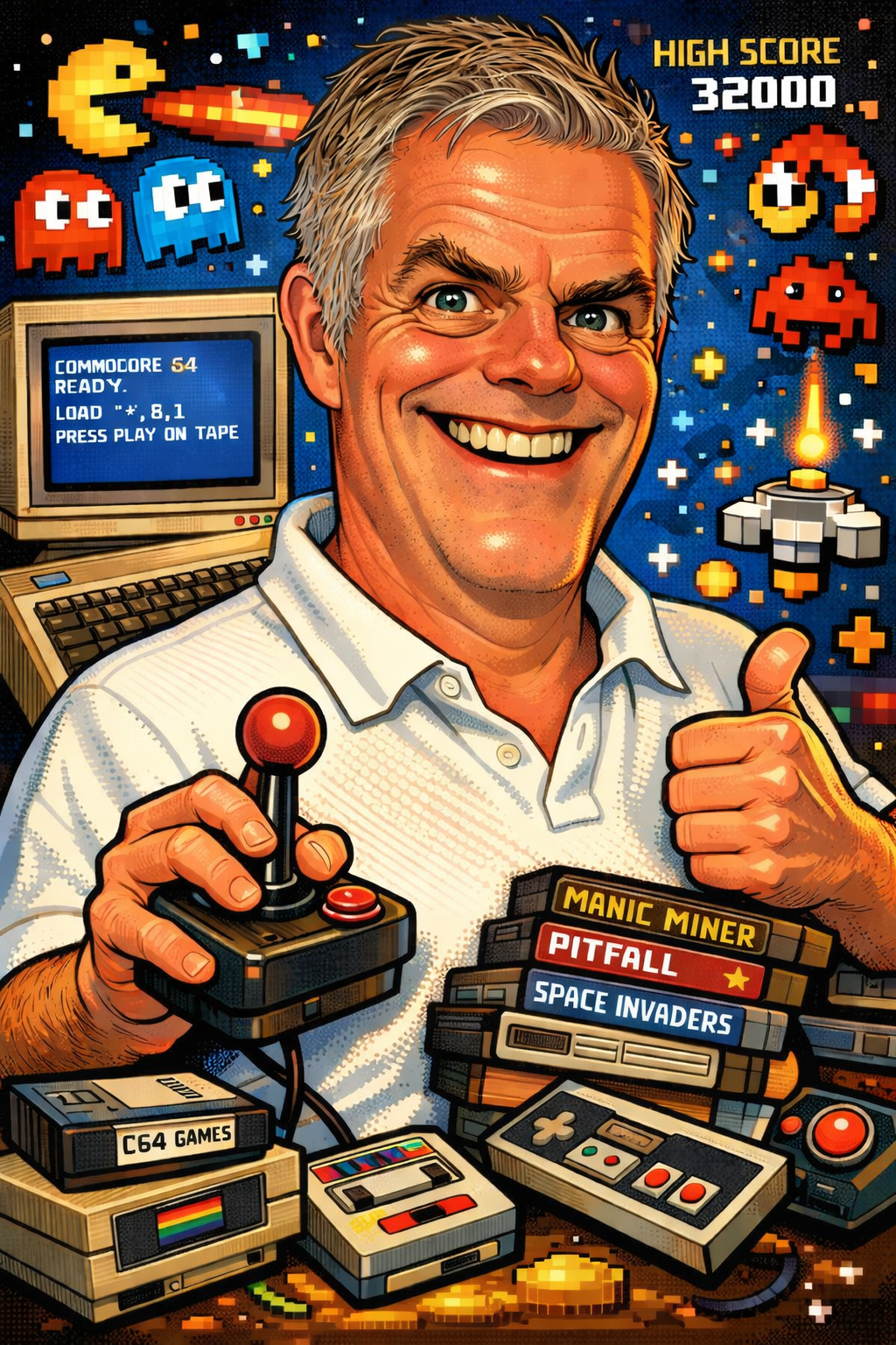 channel avatar karikatuur