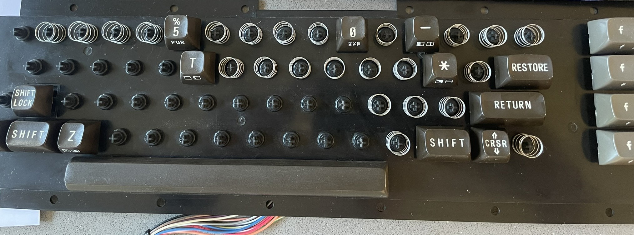 commodore vic 20 retrobright keyboard 2