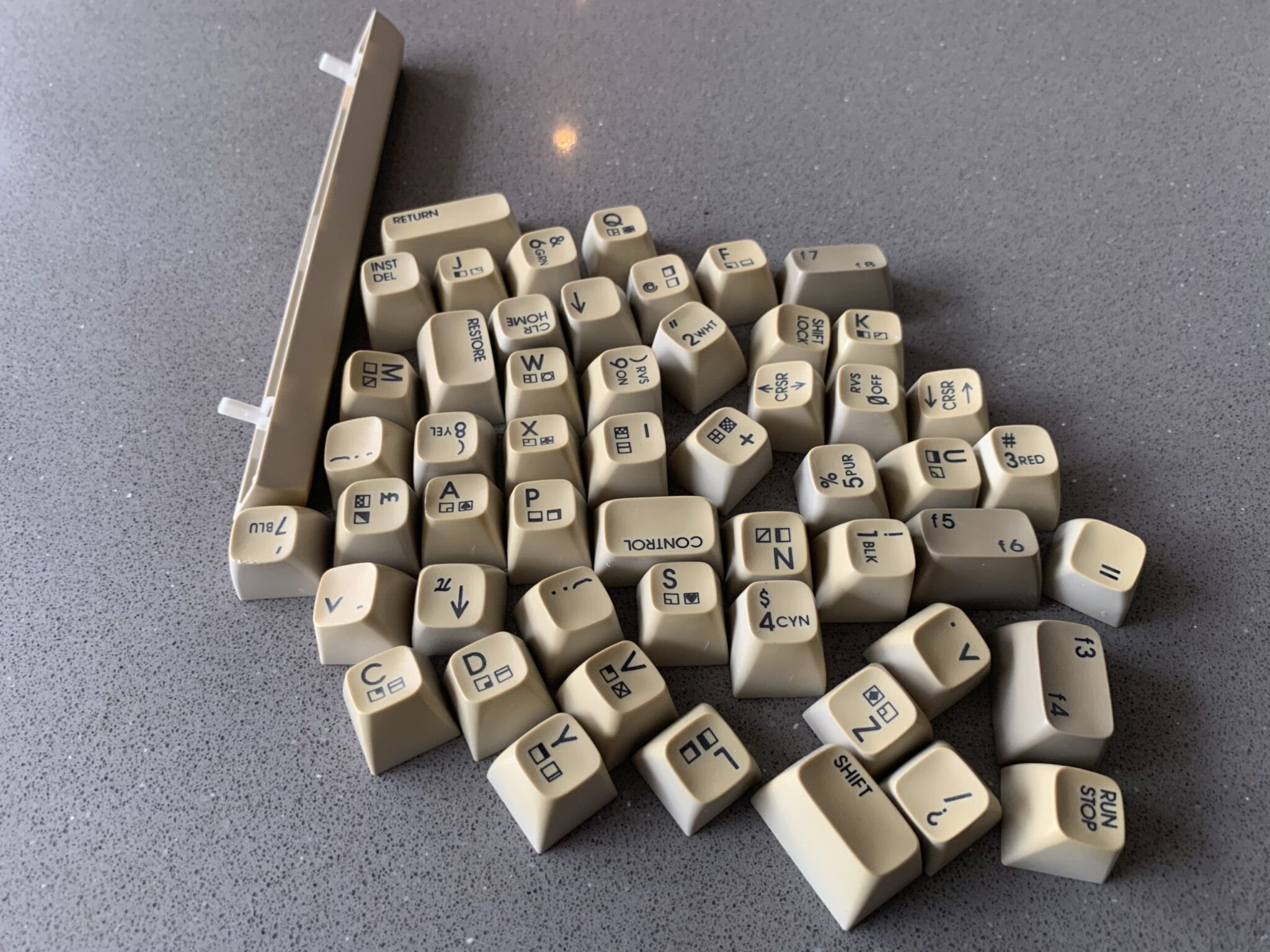 retro bright c64 keys before