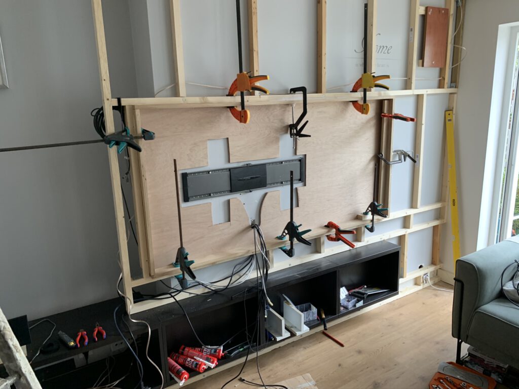 tv wall project 1