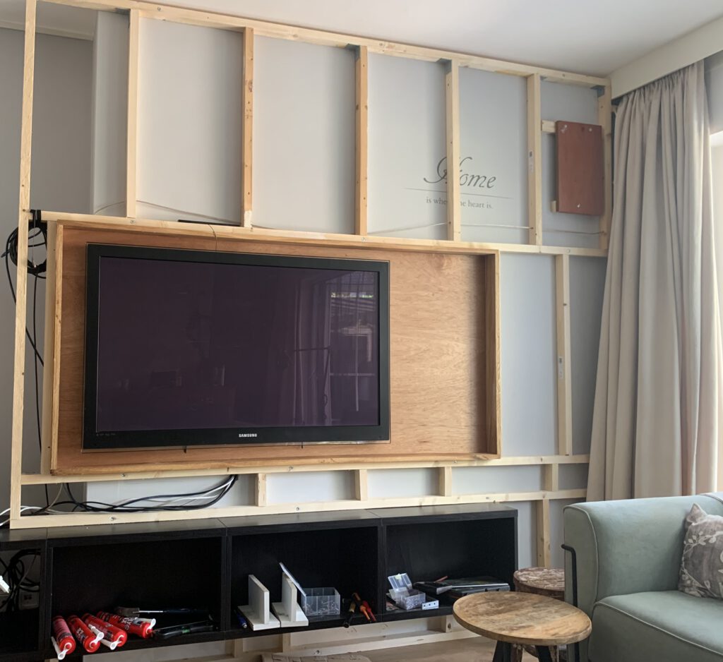 tv wall project 2